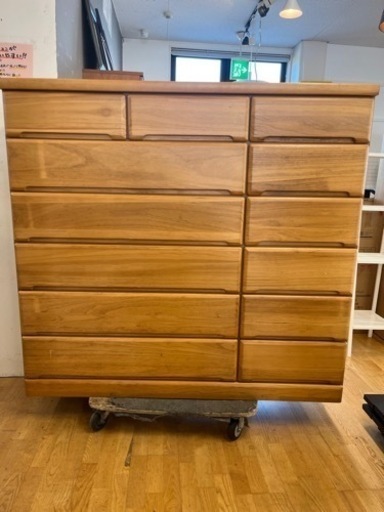 N676★サンコウ製★ワイドチェスト★チェスト★タンス★幅1490mm