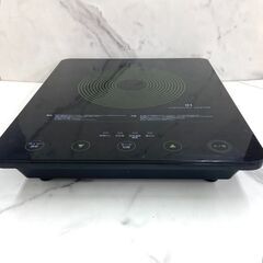 【REGASTOCK江東店】DRETEC フラットIH調理器 ブラック DI-106BKの画像