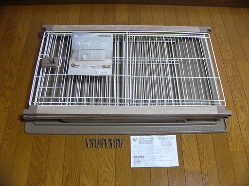 【展示品/未使用品】■ウッディサークル■アイリス■小型・中型犬用■PWSR-960LV■