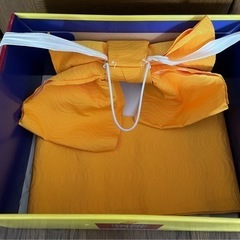 浴衣　作り帯　イエロー（箱あり）の画像