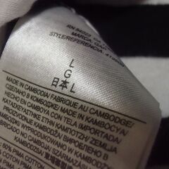 Gap レディース 白黒 ボーダー 半袖 Tシャツ （Lサイズ）お譲りします。の画像