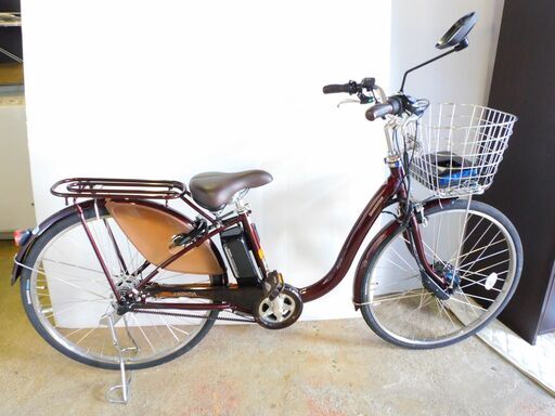 ブリヂストン BRIDGESTONE 電動アシスト自転車 フロンティアDX（デラックス） 26型 14.3Ah相当 内装3段変速 F.Xカラメルブラウン F6DB49 3P90CB0