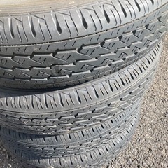 ブリヂストンK307商用車用　夏タイヤ　145/80R12 4本