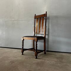 イギリスヴィンテージ  ハイバックチェア ダイニングチェア リビ...