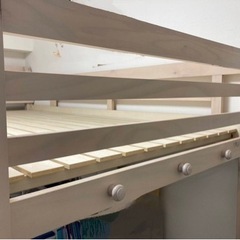 【引渡し先決定済み】家具　シングルロフトベッド の画像