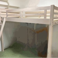 【引渡し先決定済み】家具　シングルロフトベッド の画像