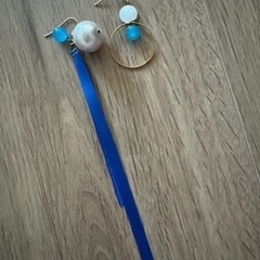 【あげます】アシメのリボンピアス