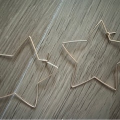 【あげます】星フープピアス