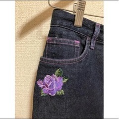 BACK&FORTH バックアンドフォース　ウエスト61デニムスカートの画像