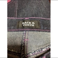 BACK&FORTH バックアンドフォース　ウエスト61デニムスカートの画像