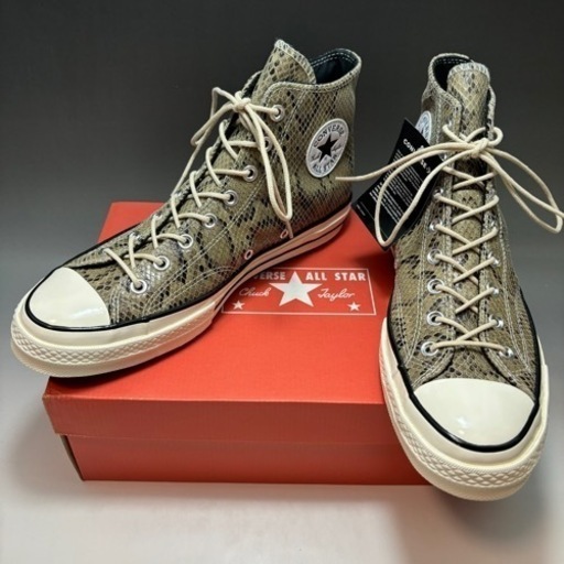 スニーカー CONVERSE CHUCK 70 HI LEATHER SNAKE 28.5cm
