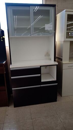 ★ジモティ割あり★ ニトリ レンジボード ブラウン H191×D51×W90 クリーニング済み TJ7209