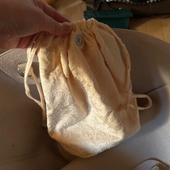 美品　オシャレなバッグ　ベージュ　
の画像