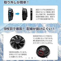未使用　空調服用ファンのみ　１２Ｖ９枚羽　の画像