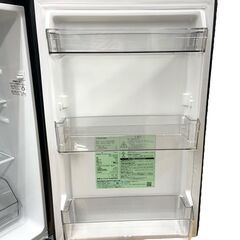 【REGASTOCK川崎店】TOSHIBA 東芝 ノンフロン冷凍冷蔵庫 153L GR-U15BS(K) 2023年製 セミマットブラックの画像