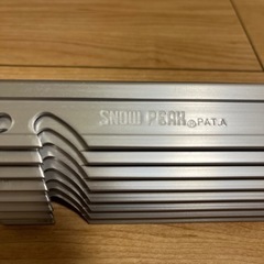 【中古】Snow Peak  スノーピーク アルミV字ペグ 8本セット　廃盤品　 の画像