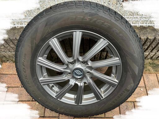 タイヤ 225/65R17 102Q 　ホイール　BRANDLE TM30T F:7.0J/R:7.0J-17