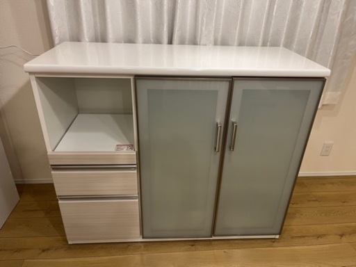 ニトリ カウンター（Nポスティア 120 WH）　キッチンカウンター