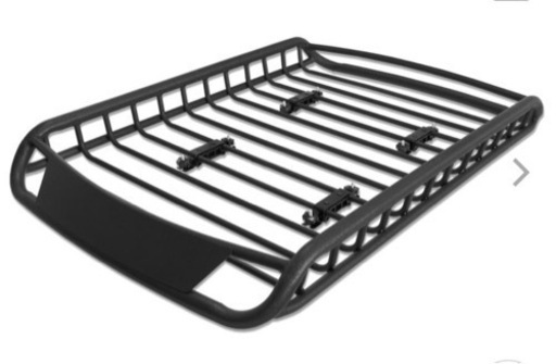 ルーフラック　アルミ　ブラック　軽自動車