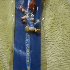 ディズニードナルドダック・チップ&デールストラップ（希少） お値下げの画像