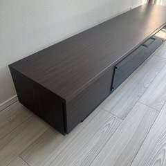 8月中旬まで掲載　テレビ台　ダークブラウン　木製の画像