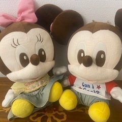 引き取り先決まりました　美品　スタジオ備品　ミッキー&ミニー お...