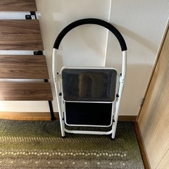 奥行きあるクローゼットに便利です！二段脚立