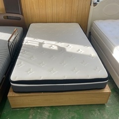 💥激安💥✨美品✨収納付きセミダブルベッド　マットレス付き
