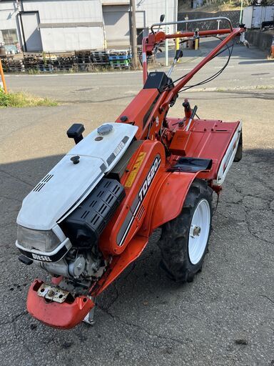 軽トラ貸します 現物確認歓迎初期不良対応OK 使われてた動作品 本格農作業向 クボタ 6.2馬力 セル付 ディーゼル 耕運機 TD620