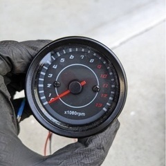 バイク用 スピードメーター タコメーター 取り付けステーのセットの画像