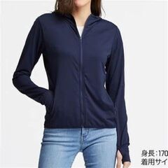 ユニクロ　エアリズムUVカットメッシュパーカー　3XL　大き目