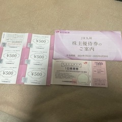 JR九州株主優待優待券2枚