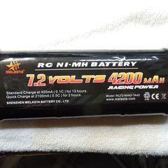 ラジコンバッテリー　7.2V4200mah/1個
