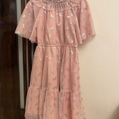 H&M女の子ワンピース120cmの画像