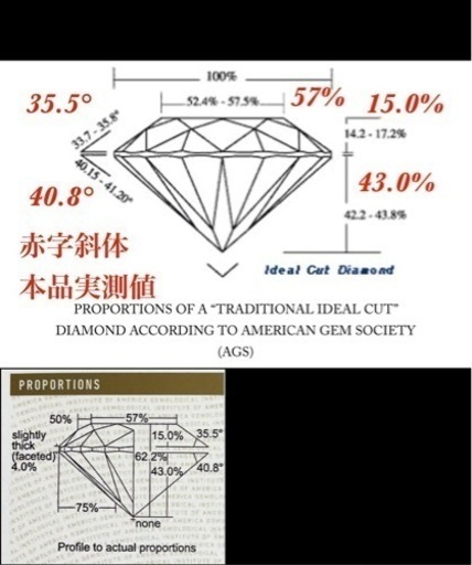 0.5ct Dカラー VS2 idealカット 天然ダイヤモンド