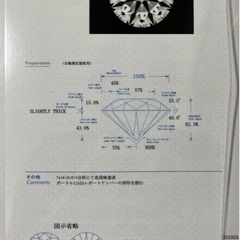 0.5ct Dカラー VS2 idealカット 天然ダイヤモンドの画像