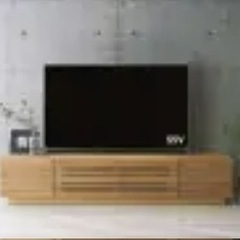 ★美品★天然木無垢材のテレビ台・テレビボード  幅180cm 高さ37cm 奥行き42cmの画像