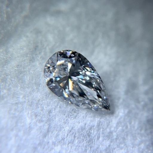 【極上】GIA type2A ダイヤモンド Dカラー 0.3ct ペアシェイプ