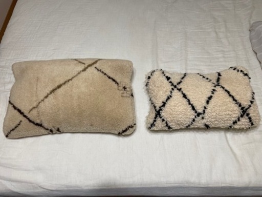 ベニワレン　モロッコ　クッションカバー　2個　ヴィンテージ