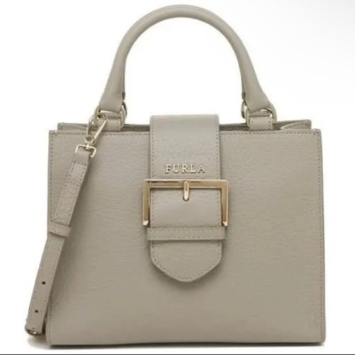 ハンドバッグ ショルダーバッグ FURLA グレー 2WAY