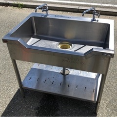 ⭐︎中古品　舟形1槽シンク　900×600×800mm　厨房用品⭐︎