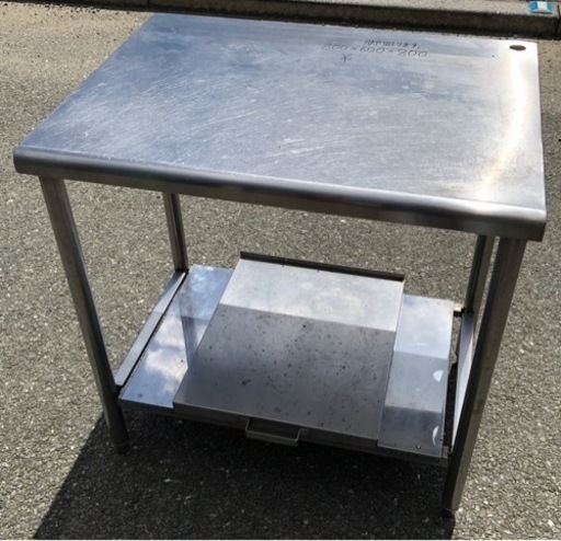 ⭐︎中古品　作業台　800×600×800mm　厨房用品⭐︎