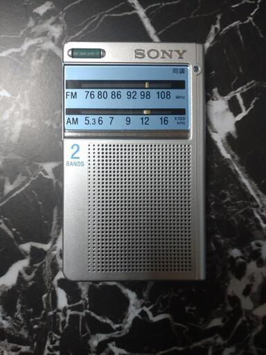 名刺サイズ【ポケットラジオ】SONYラジオ