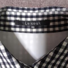 LE SOUK ギンガムチェックワンピースの画像