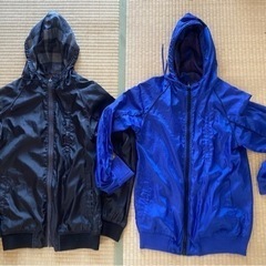 H &M リバーシブル　シャカシャカパーカー　2色セット