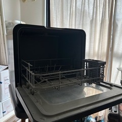 値下げしました！【7/14までに引き取り可能な方のみの限定価格】MOOSOO 食洗機　ブラック (現在も35,000円で販売中のロングセラー商品)　の画像