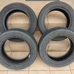 ジャンク 155/65R14 ダンロップ エナセーブ EC300 中古 4本の画像