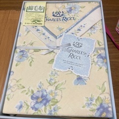新品 綿毛布➕ニナリッチ フラットシーツの画像