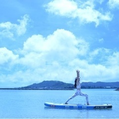 【1日1組限定】サップヨガ🏄‍♀️@南城市　天の浜の画像