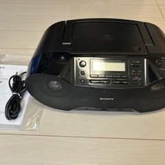 スピーカー SONY CD ラジオ Bluetooth等 AC電...